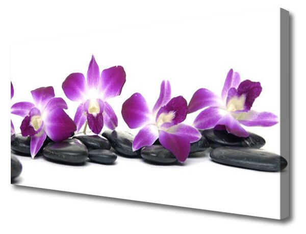 Obraz na Płótnie Kwiat Orchidea Spa