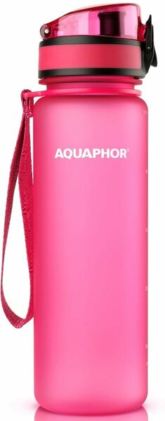 Aquaphor Butelka filtrująca City 0,5 l, różowy