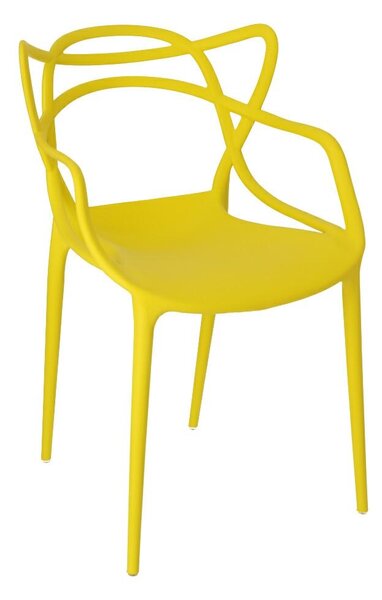 Krzesło żółte insp. Master chair