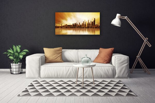 Obraz canvas na ścianę Perspektywa Nowoczesnej Ulicy
