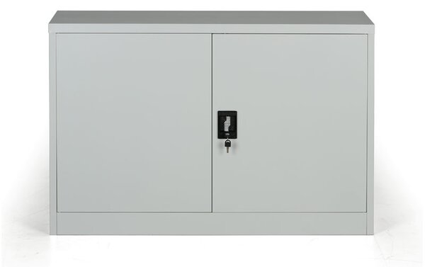 Metalowa szafa, demontowana, 1 półka, 1200 x 800 x 400 mm, szara