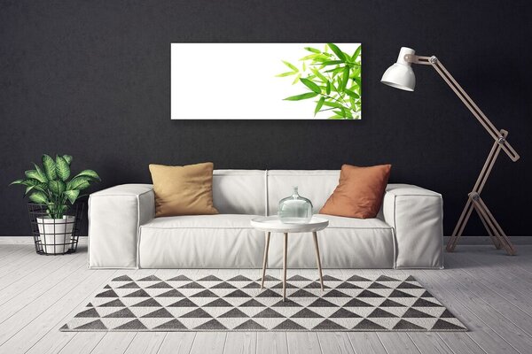 Obraz canvas na ścianę Tekstura Zielonego Liścia