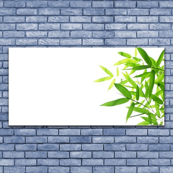 Obraz canvas na ścianę Tekstura Zielonego Liścia
