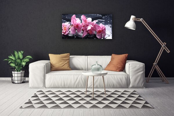 Fotoobraz na płótnie Różowa Orchidea w Detalu