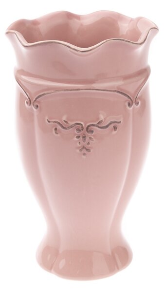Wazon ceramiczny Renaissance różowy, 18 cm