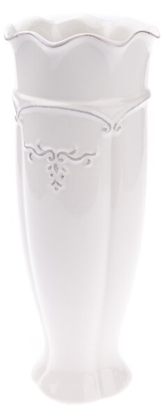 Wazon ceramiczny Renaissance biały, 30 cm