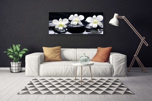 Obraz na płótnie Orchidea w Kompozycji Zen