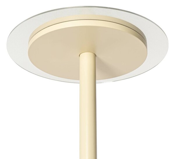 Lampa stojąca Frile Arcchio, możliwość ściemniania, kremowy / amber, salon / jadalnia, aluminium, nowoczesny
