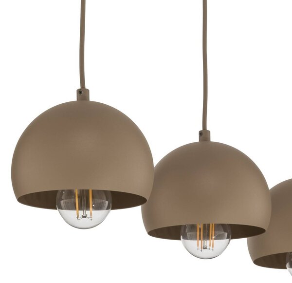Lampa wisząca Sool Luminex, możliwość ściemniania, kremowy / amber, salon / jadalnia, metal