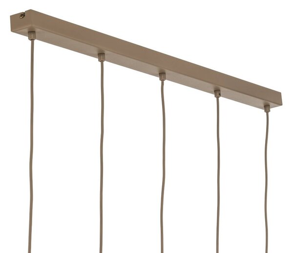 Lampa wisząca Sool Luminex, możliwość ściemniania, kremowy / amber, salon / jadalnia, metal