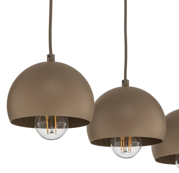 Lampa wisząca Sool Luminex, możliwość ściemniania, kremowy / amber, salon / jadalnia, metal