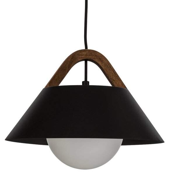 Lampa wisząca Funda Luminex, możliwość ściemniania, czarny, salon / jadalnia, metal, skandynawski