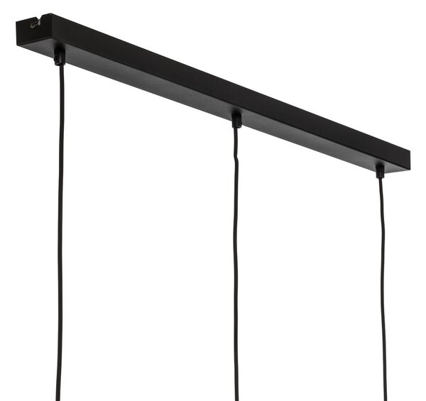 Lampa wisząca Funda Luminex, możliwość ściemniania, czarny, salon / jadalnia, metal, skandynawski