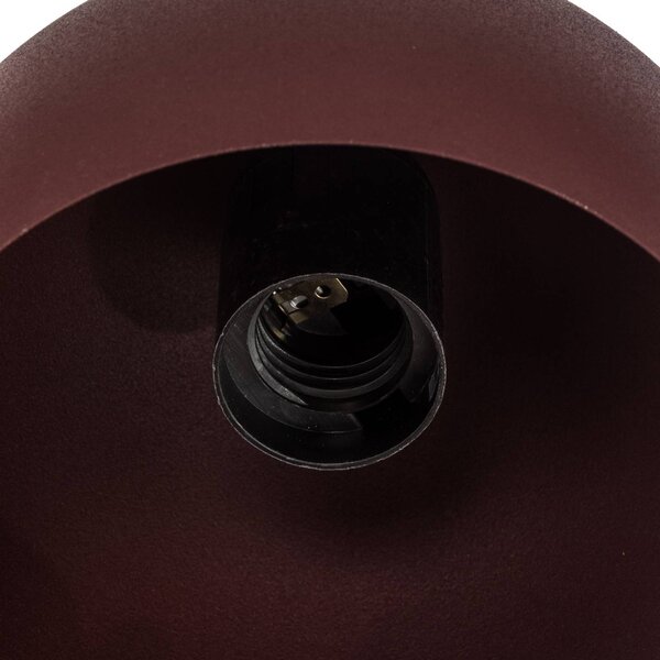 Lampa wisząca Sool Luminex, możliwość ściemniania, czerwony, salon / jadalnia, metal