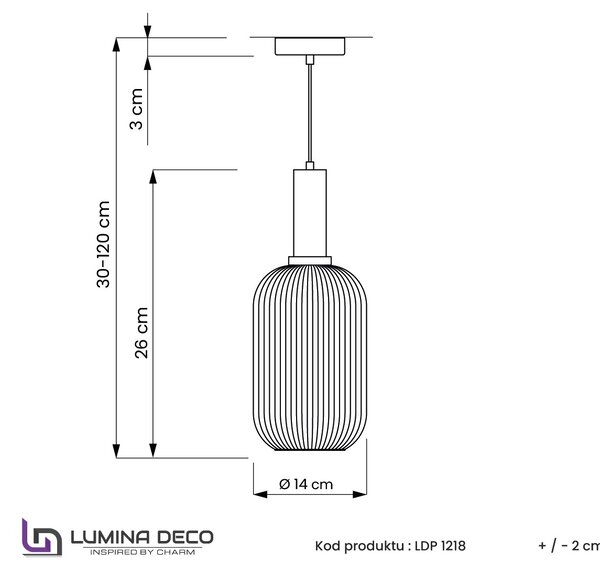 LAMPA WISZĄCA LOFT BIAŁA RICO