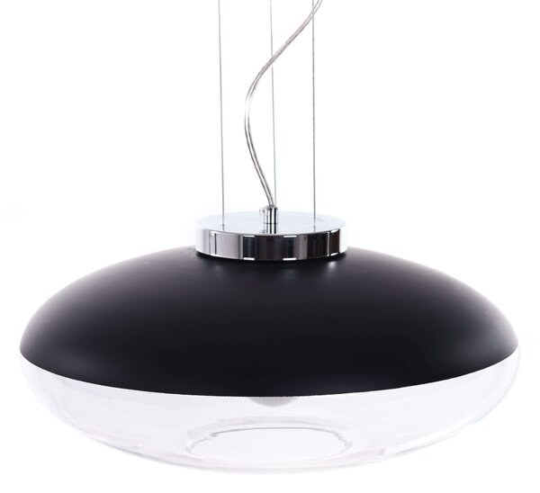 NOWOCZESNA LAMPA WISZĄCA CZARNA RAVEO D40