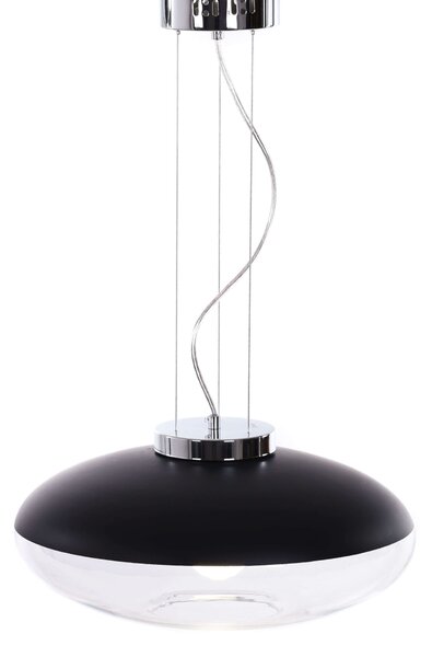 NOWOCZESNA LAMPA WISZĄCA CZARNA RAVEO D40