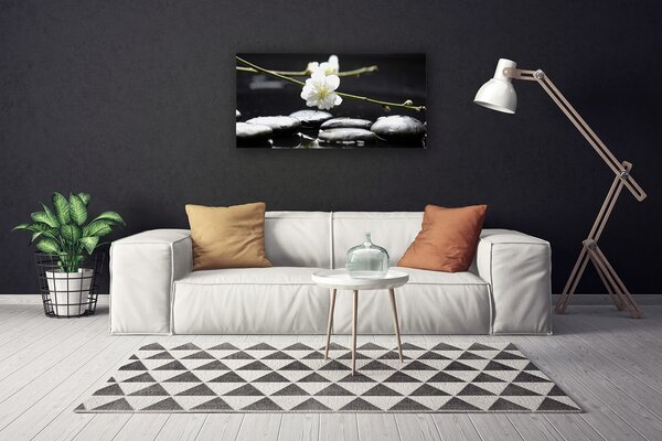 Obraz canvas na ścianę Kwitnąca Gałązka Jabłoni