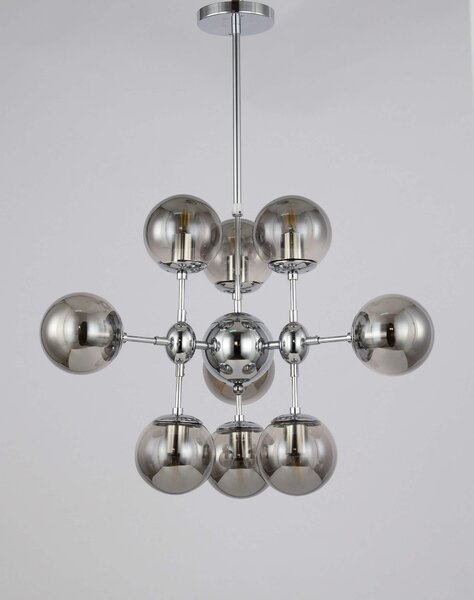 NOWOCZESNA LAMPA WISZĄCA GALA CHROM W10