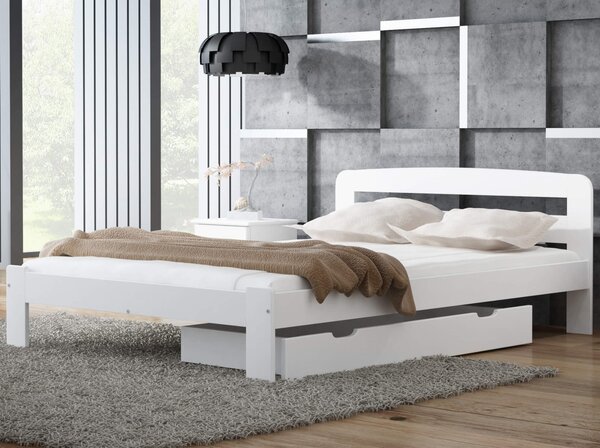 Łóżko drewniane Sara 160x200 białe