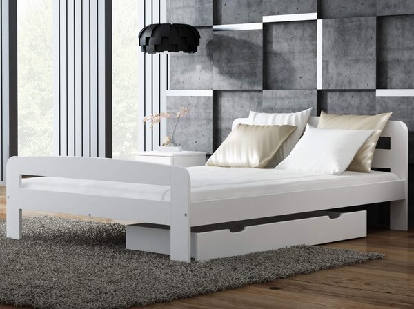Łóżko drewniane Klaudia 140x200 BIAŁE