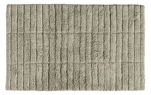 Zielonobeżowy dywanik łazienkowy 80x50 cm Tiles − Zone
