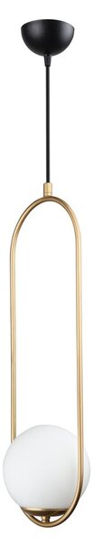 Lampa wisząca w kolorze złota Squid Lighting Arch, wys. 146 cm
