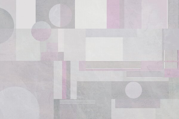 Fototapety abstrakcyjna geometria w odcieniach szarości i lawendy, Fototapety Geometryczne, w04635v1 : Uwalls.pl