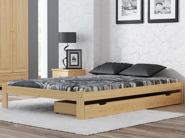 Łóżko drewniane Irys 140x200 eko sosna
