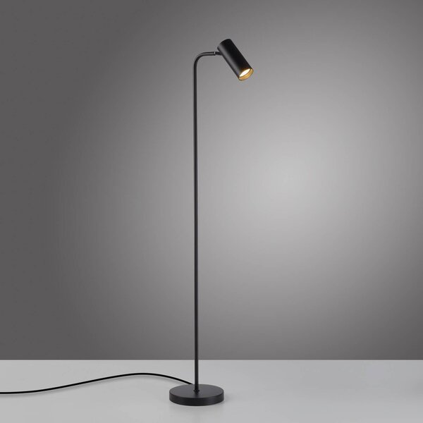 Schöner Wohnen Lampa stojąca RIK, czarny, salon / jadalnia, aluminium, nowoczesny