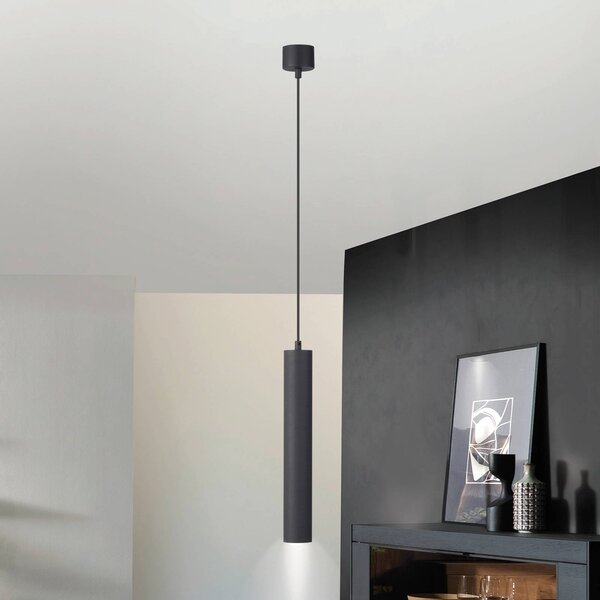Schöner Wohnen Lampa wisząca DANTE, czarny, salon / jadalnia, metal, nowoczesny