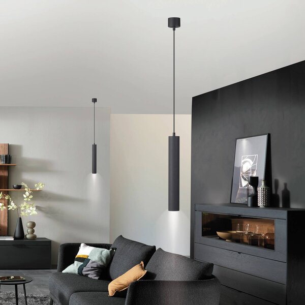 Schöner Wohnen Lampa wisząca DANTE, czarny, salon / jadalnia, metal, nowoczesny