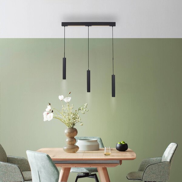 Schöner Wohnen Lampa wisząca DANTE, czarny, salon / jadalnia, metal, nowoczesny