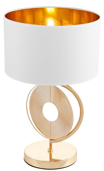 GLAMOUR LAMPA NOCNA BIAŁO-ZŁOTA MONTERONI