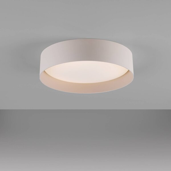 Schöner Wohnen Lampa sufitowa TAVOLI, możliwość ściemniania, kremowy / amber, salon / jadalnia, metal