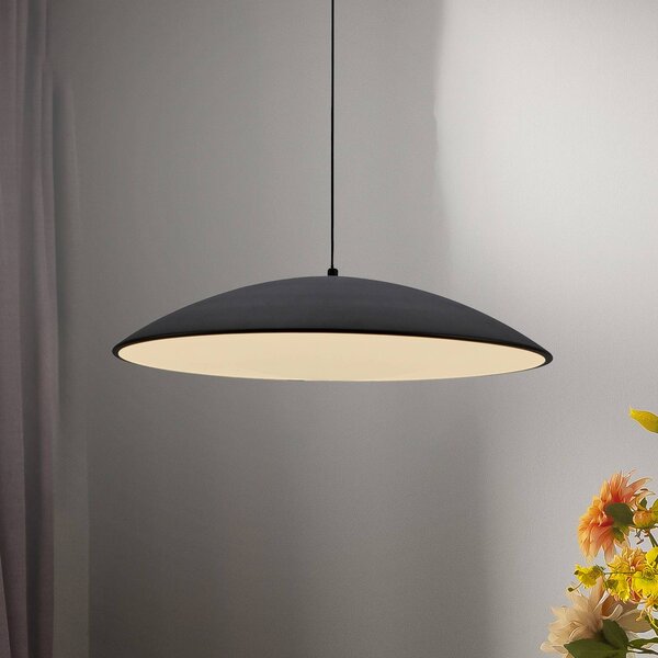 Schöner Wohnen Lampa wisząca LENTE, możliwość ściemniania, czarny, salon / jadalnia, metal, nowoczesny