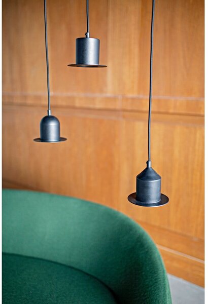 Zestaw 3 czarnych lamp wiszących EMKO Hat