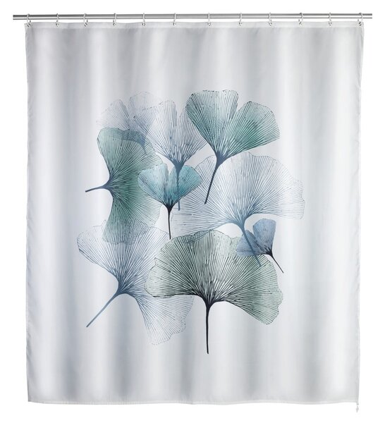 Zasłona prysznicowa odpowiednia do prania Wenko Ginkgo, 180x200 cm