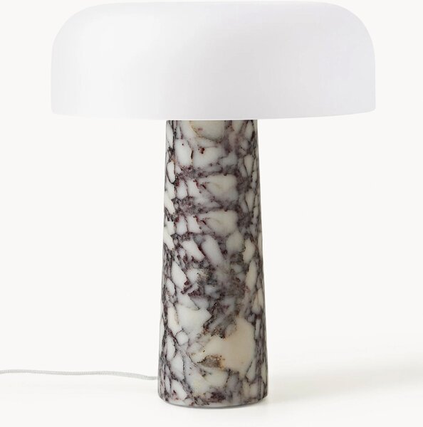 Lampa stołowa z marmurową podstawą Carla
