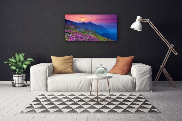 Obraz canvas na ścianę Panorama Górskiej Polany