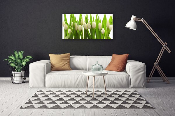 Obraz canvas na ścianę Kolorowy Zawrót Głowy: Tulipany