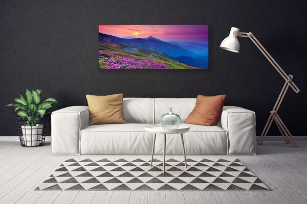 Obraz canvas na ścianę Panorama Górskiej Polany