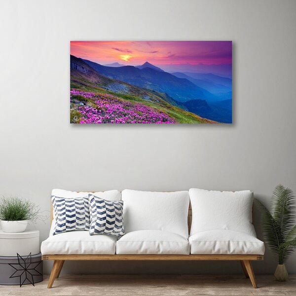 Obraz canvas na ścianę Panorama Górskiej Polany