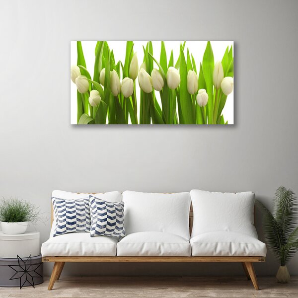 Obraz canvas na ścianę Kolorowy Zawrót Głowy: Tulipany