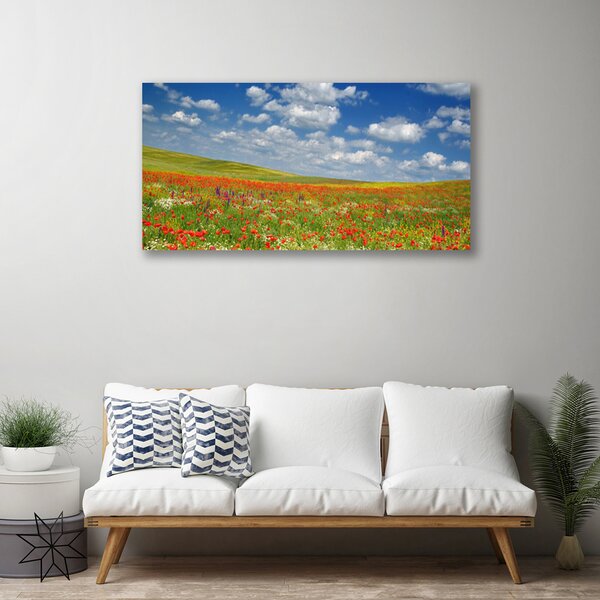 Obraz canvas na ścianę Sielski Pejzaż Polny