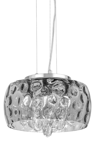 NOWOCZESNA LAMPA WISZĄCA CHROMOWANA RUBINA D30