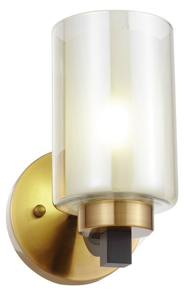 LAMPA ŚCIENNA KINKIET LOFT CZARNO-MOSIĘŻNA VIGATTO W1