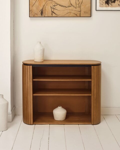 Regał z drewna mango w naturalnym kolorze 120x90 cm Licia − Kave Home