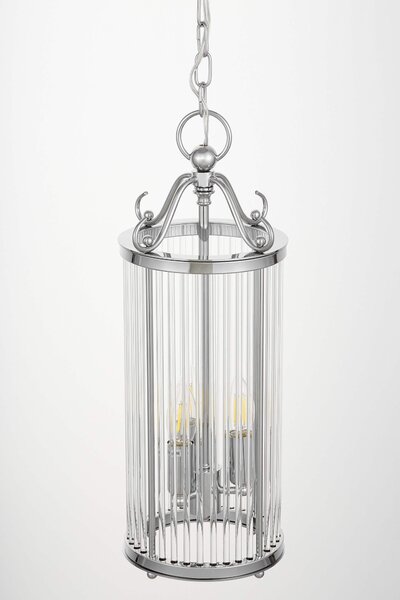 LAMPA WISZĄCA LOFT CHROMOWANA BOSTON W3