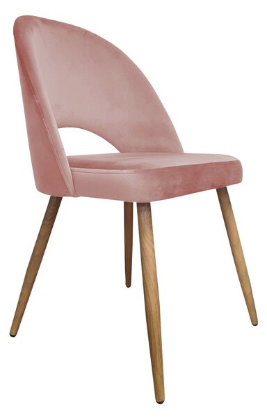 Krzesło Polo noga dąb MG58 róż indyjski